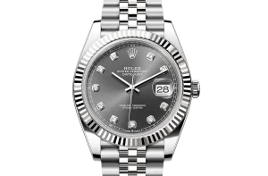 ROLEX Datejust M126334-0006 Oyster, 41 mm, Oystersteel and white gold
