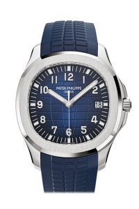 Patek Philippe Aquanaut Blue Dial 18K White Gold Men’s Watch 5168G-001