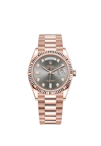 Rolex Day-Date, 36mm, 18k Everose Gold, Ref# 128235-0050