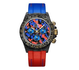 ROLEX Diw Daytona military red 40mm oyster black