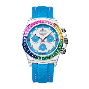 ROLEX Diw Daytona quartz fiber rainbow s 40mm carbon